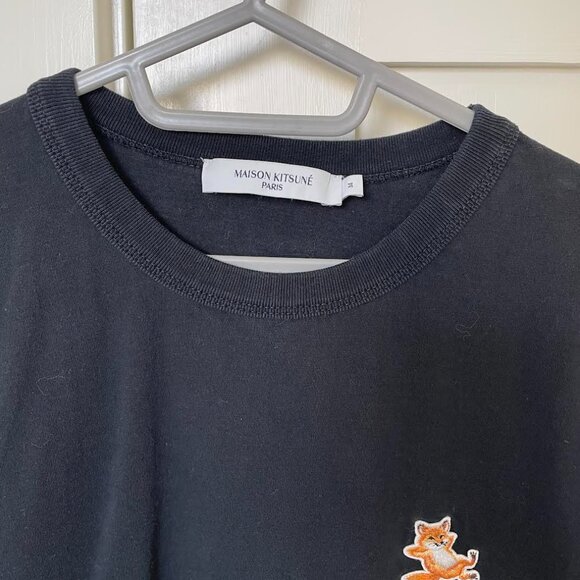 Maison Kitsuné fox-embroidered T-shirt For Men - Picture 5 of 7